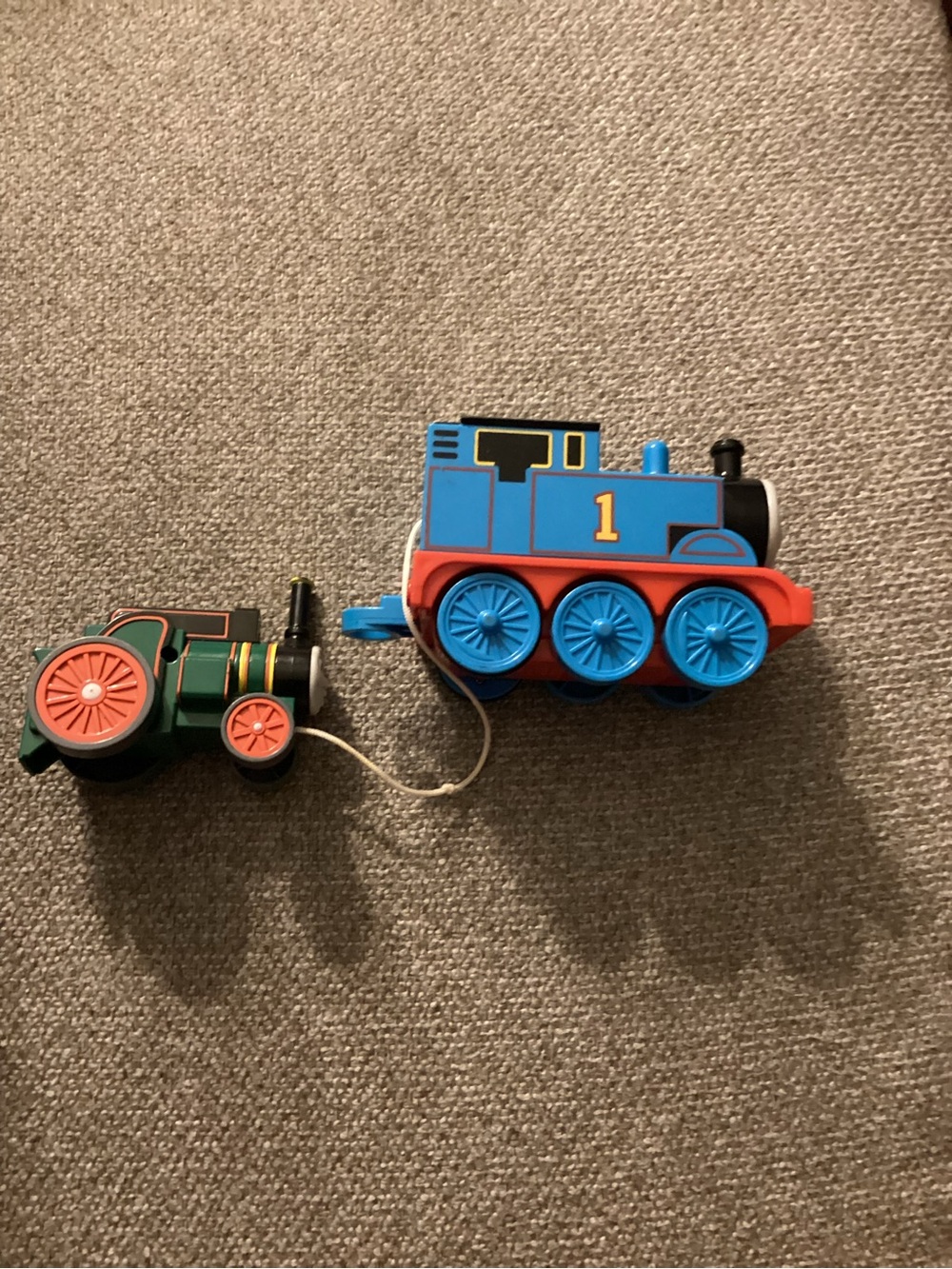 Thomas the Train and Friends Trevor Spin and Go Pull String 2004 Tomy Gullane